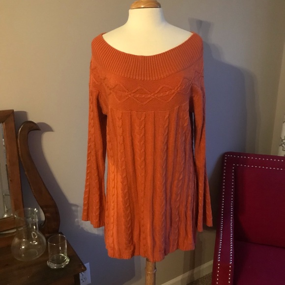 Jessica London Sweaters - Jessica London burnt orange bell sleeve sweater